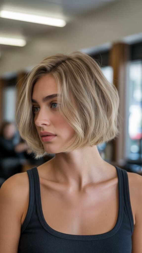 Classic Choppy Bob with Razored Ends