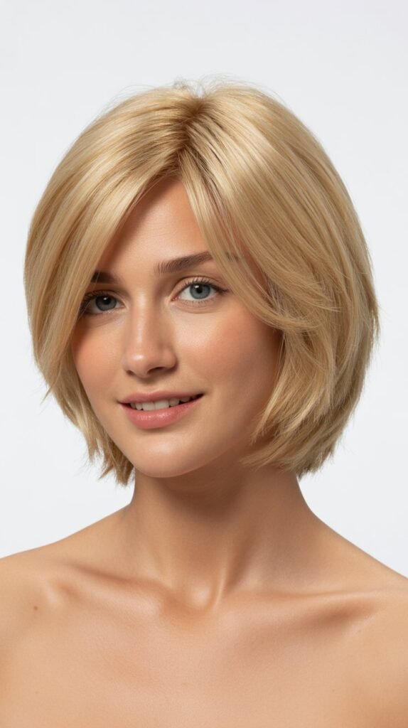 Classic Chin-Length Choppy Bob