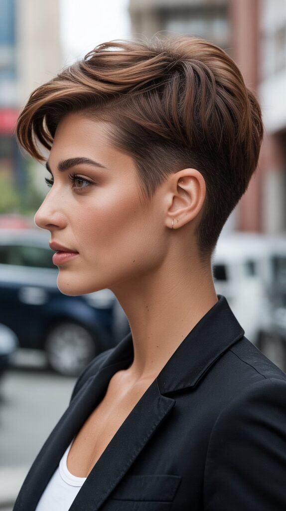 16. Tapered Messy Pixie