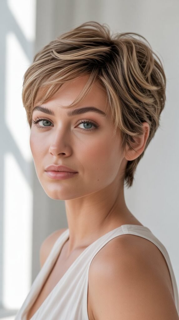 1. Classic Tousled Pixie