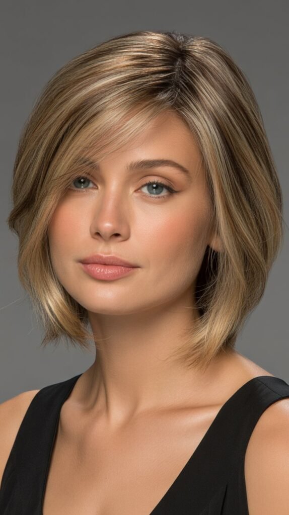 Classic Chin-Length Choppy Bob Blowout