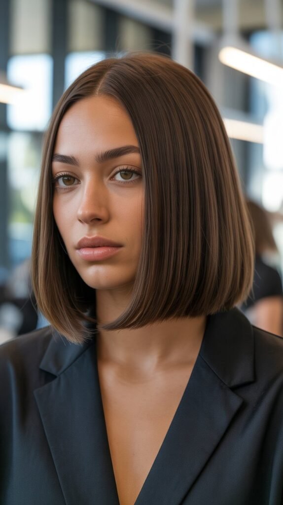 Classic Blunt Long Bob