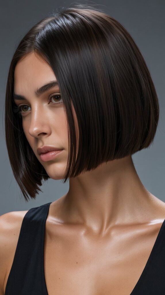 1. Classic Blunt Bob