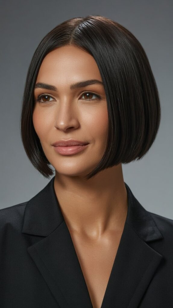 1. Classic Blunt Bob