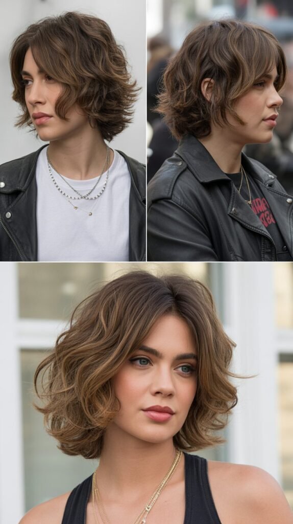 7. Shaggy Layered Bob
