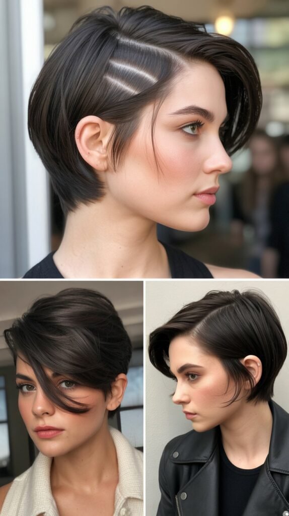 26. The Pixie with Deep Side Part
