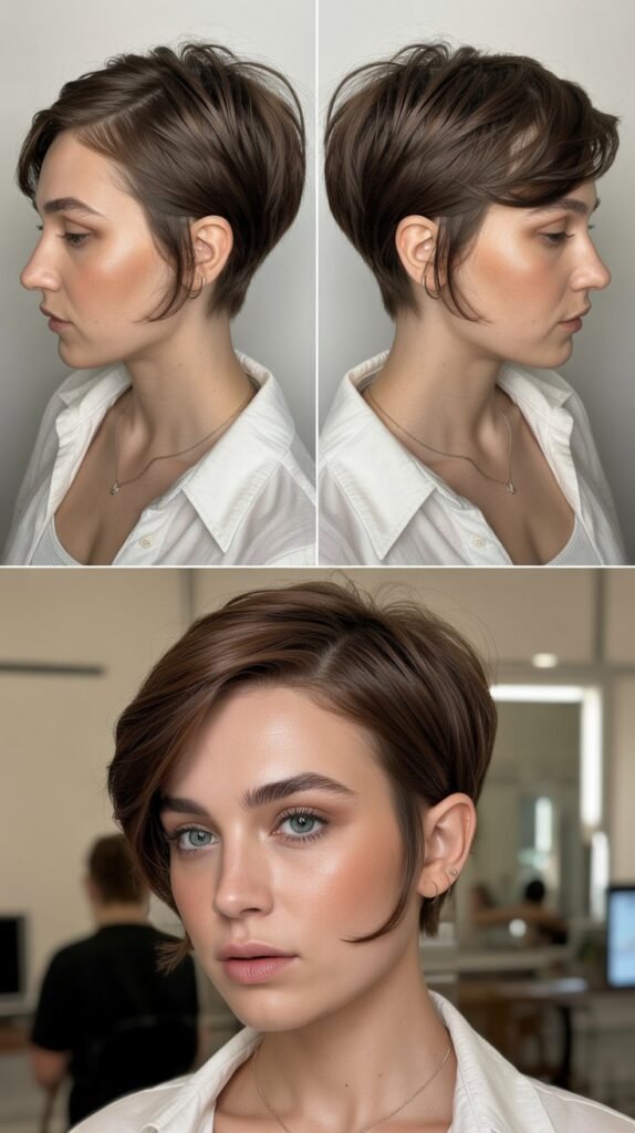 Pixie with Elongated Front Pieces