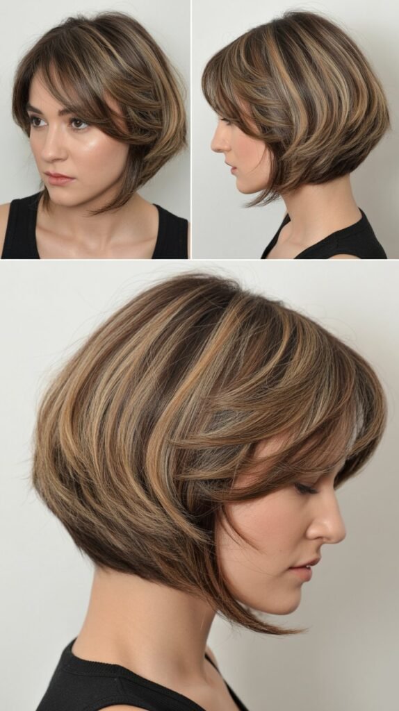 Layered Bob with Face-Framing Pieces