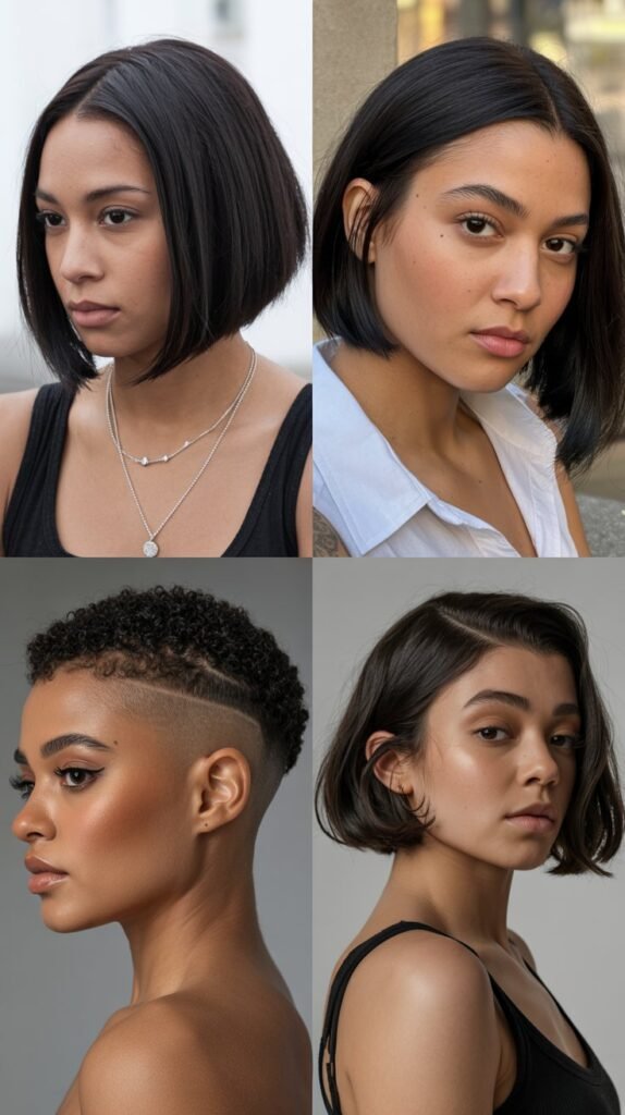 9. Bob with Shaved Sides