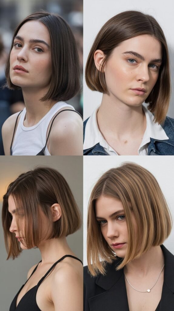 21. Bob with Deep Side Part