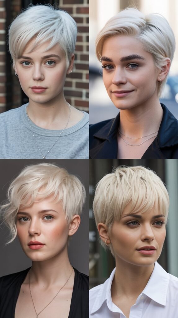 5. The Platinum Blonde Pixie