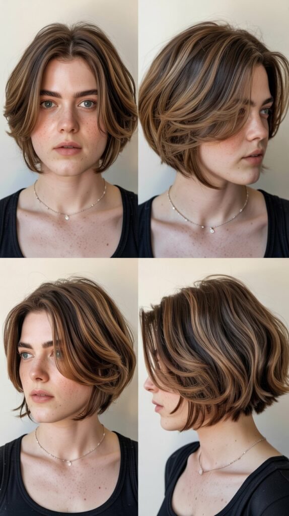 20. Bob with Face-Framing Layers