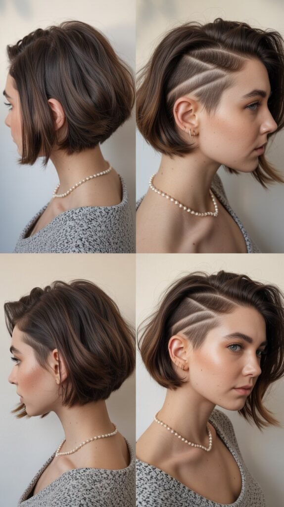15. Layered Bob with Undercut