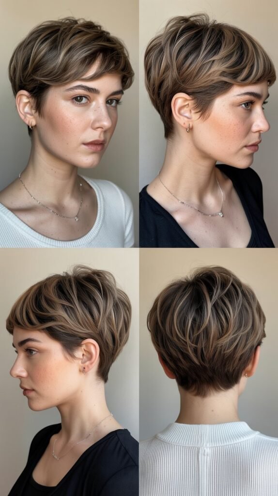 Rounded Pixie Cut