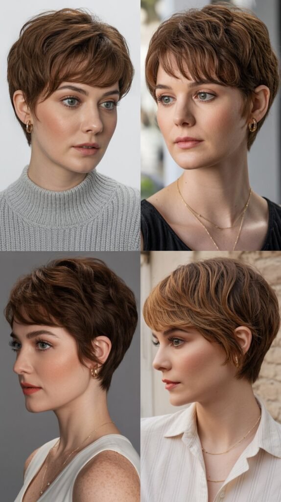 16. Soft Pixie With Face-Framing Bangs