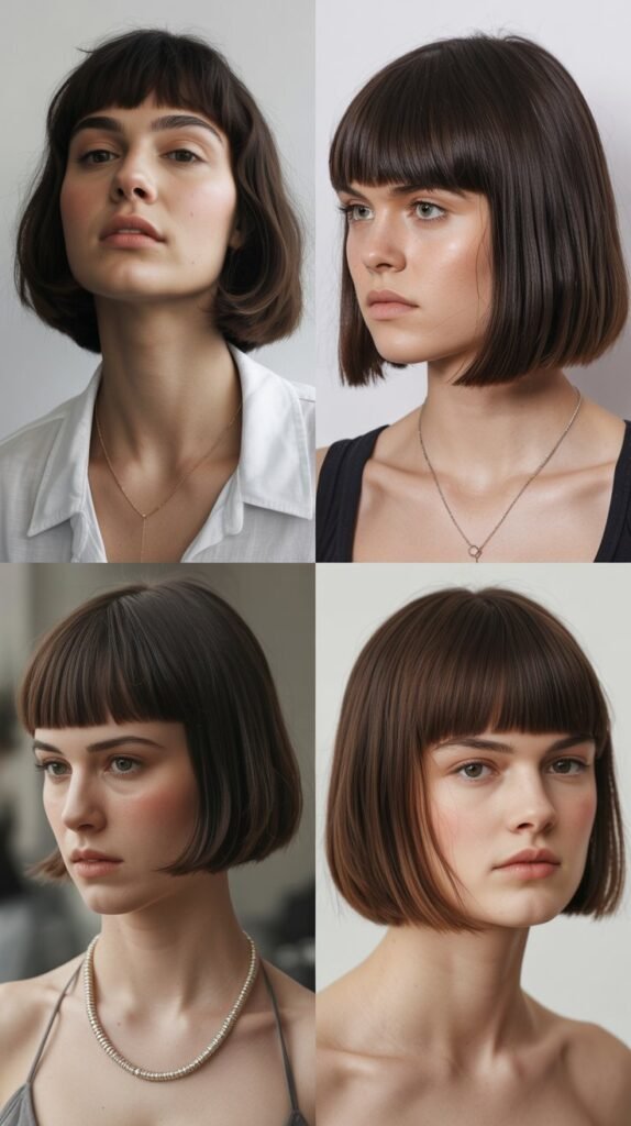 17. Blunt Bob with Fringe