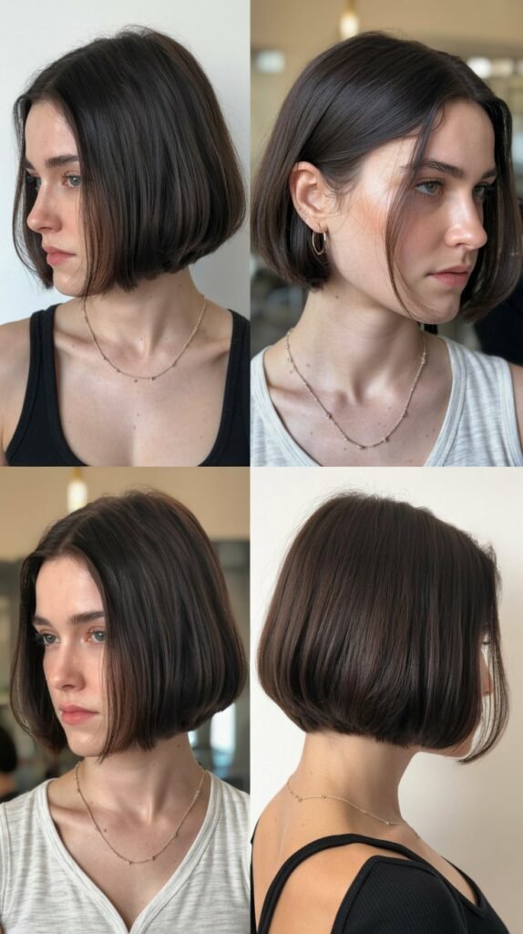 1. Classic Blunt Bob