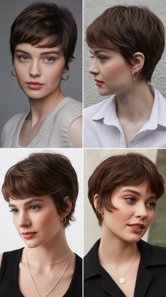  Pixie with Soft Baby Bangs