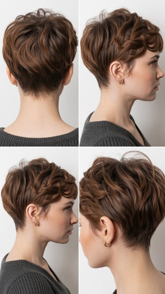 26. Pixie with Tapered Neckline