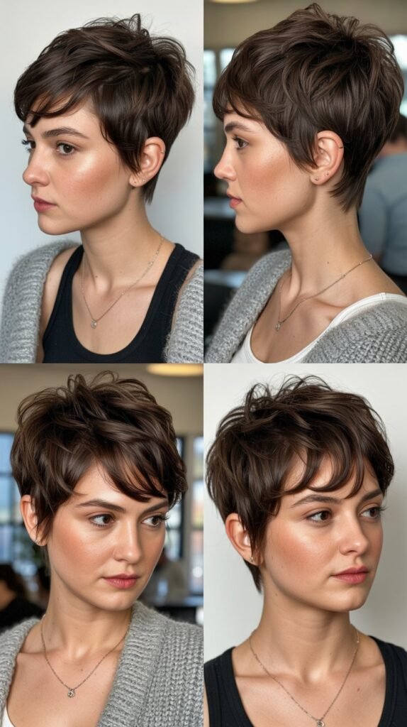 Textured Choppy Pixie