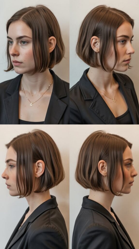1. The Classic Blunt Bob