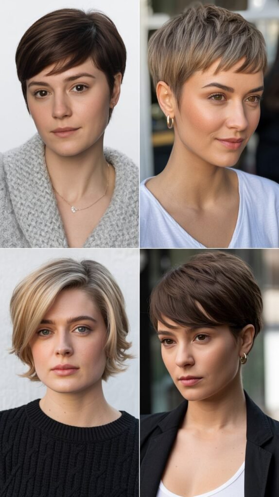  Pixie Cut for Oval Faces