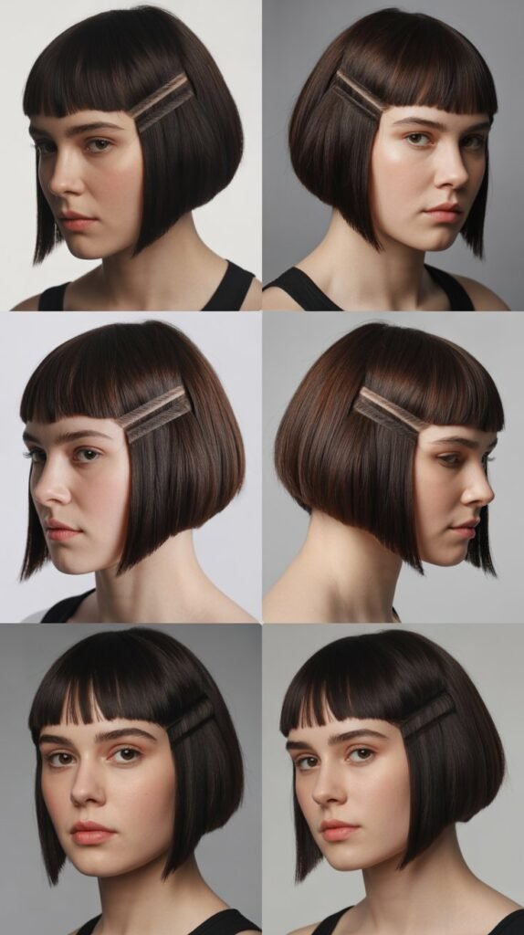  Precision Bob with Geometric Bangs