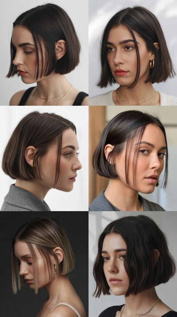 13. Blunt Bob with Middle Part