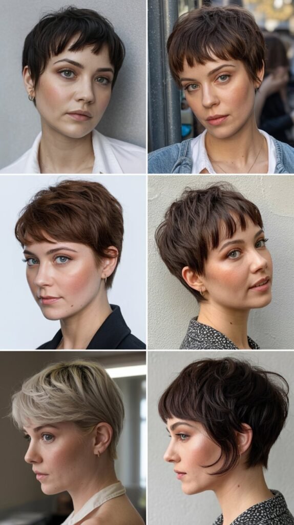 12. Razored Pixie With Graduated Bangs