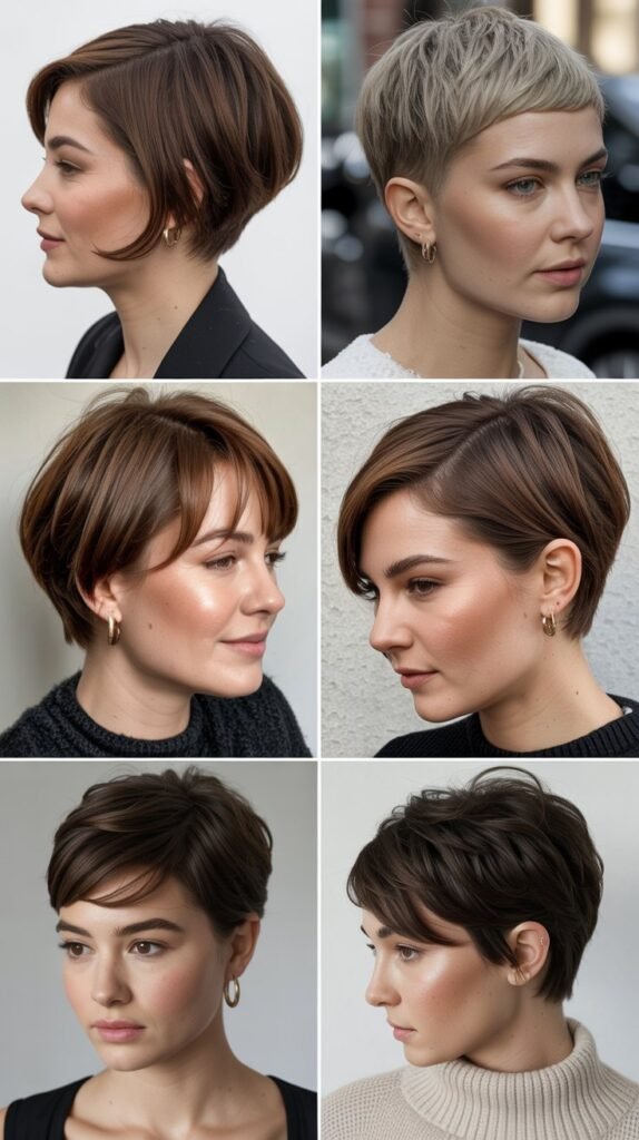 Pixie Cut for Round Faces