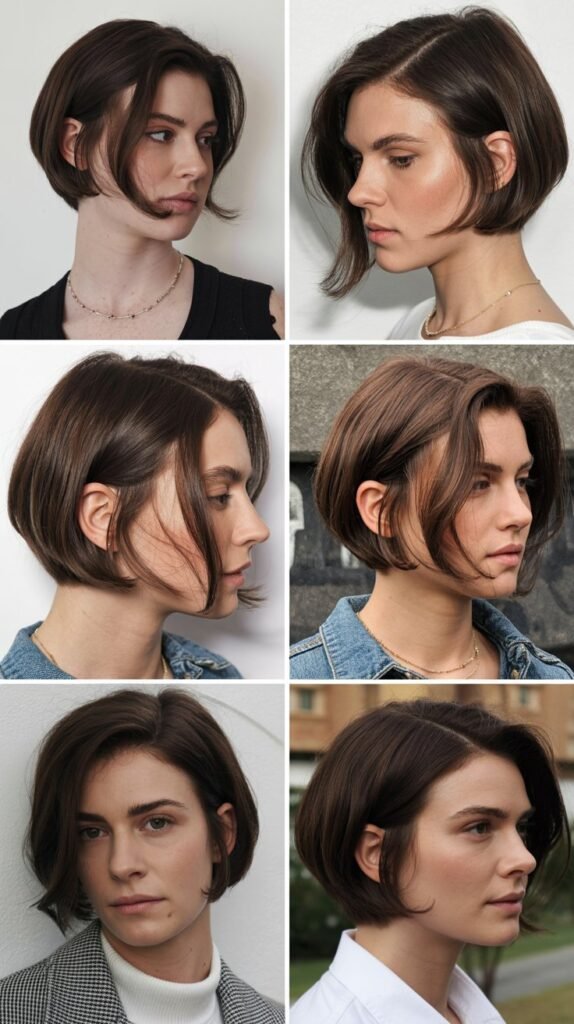 20. The Side-Parted Bob