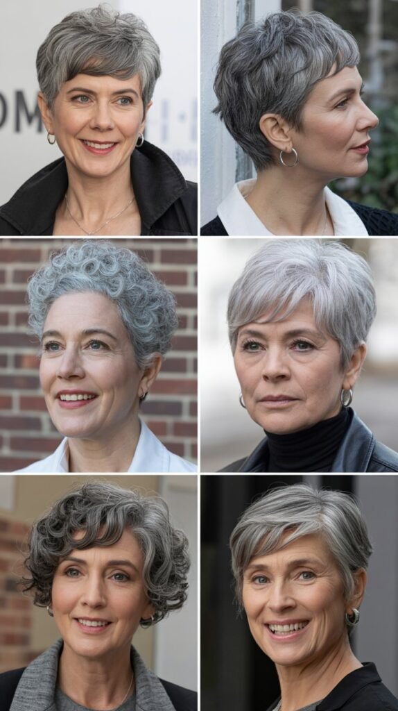 22. Natural Gray Pixie