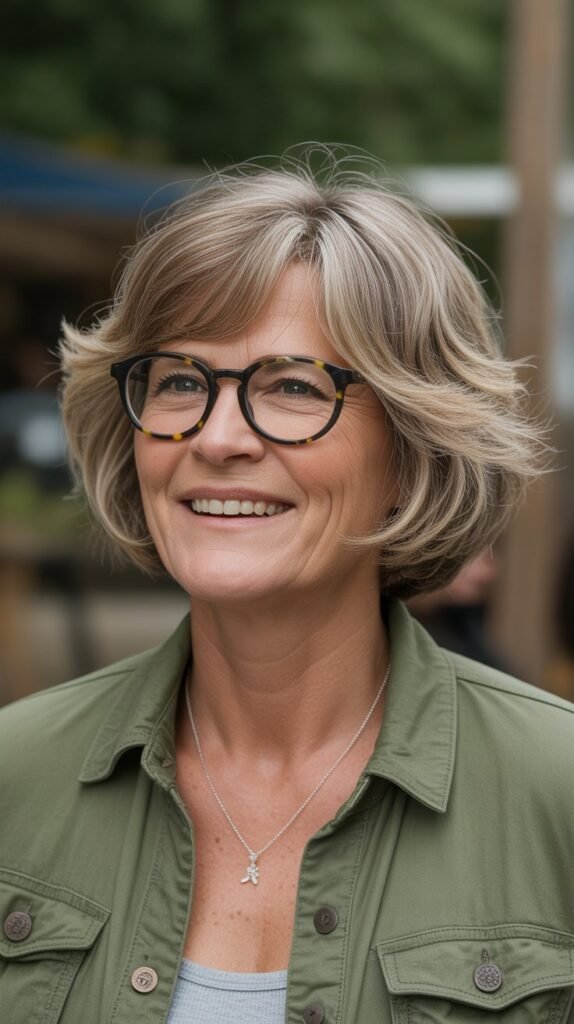 16. The Messy Textured Bob