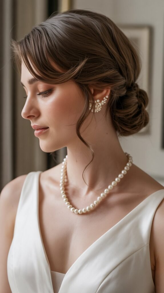 36. Low Side Chignon for Bob