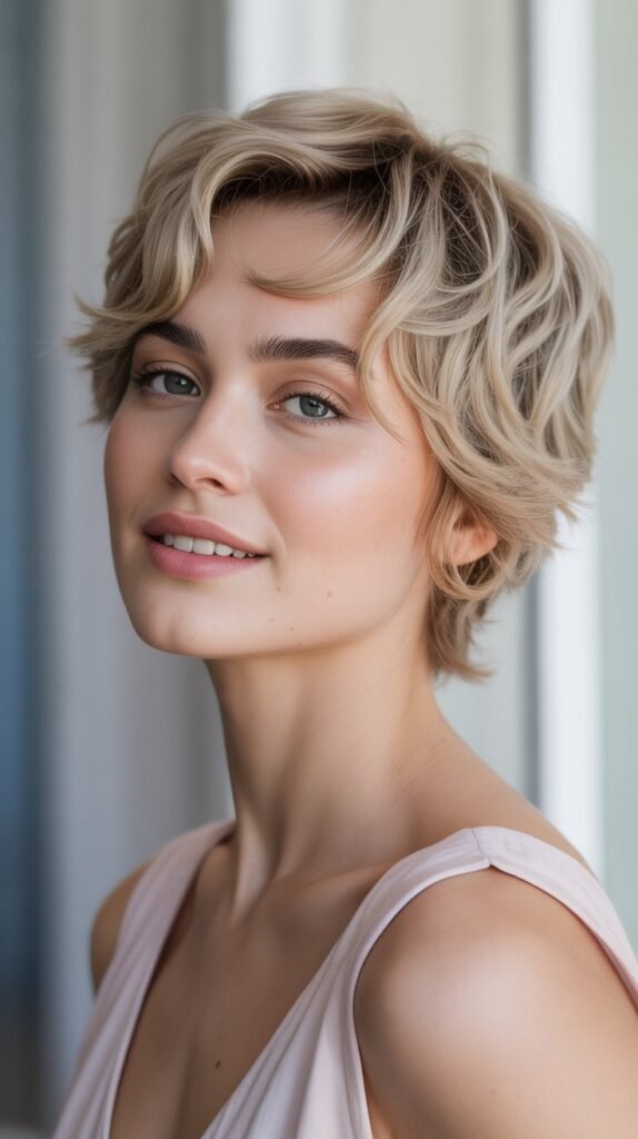 21. Soft Messy Pixie