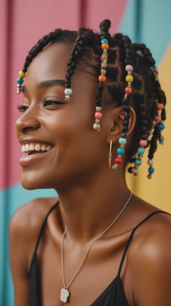 31. Protective Braids with Beads