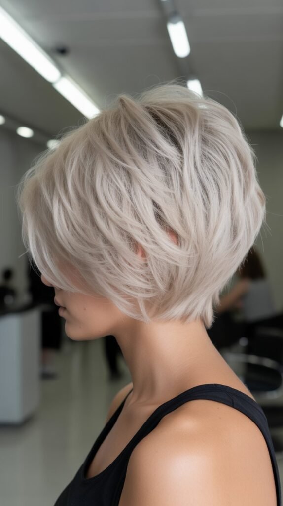 2. Short Stacked Inverted Bob for Maximum Volume