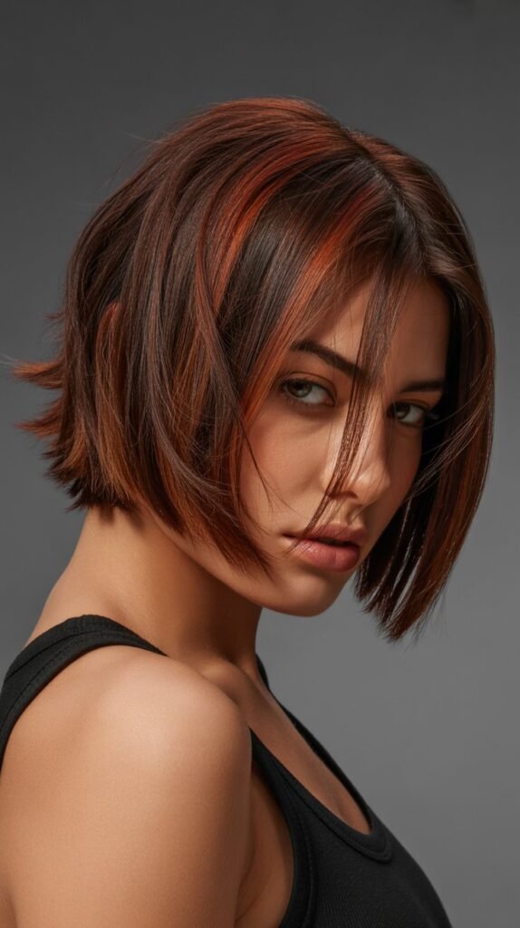 5. Mahogany Peek-a-Boo Lowlights