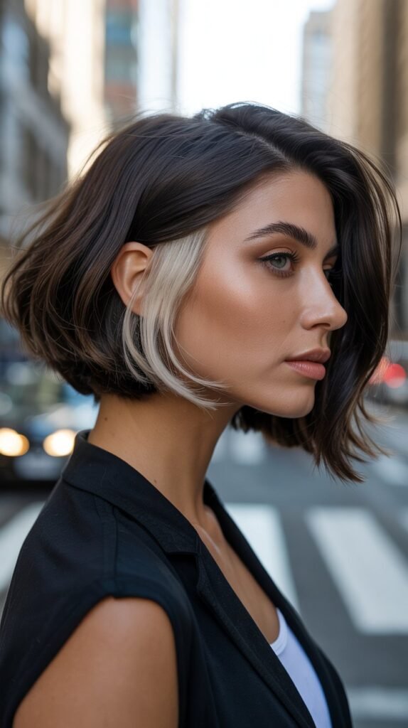 3. Asymmetrical Choppy Bob