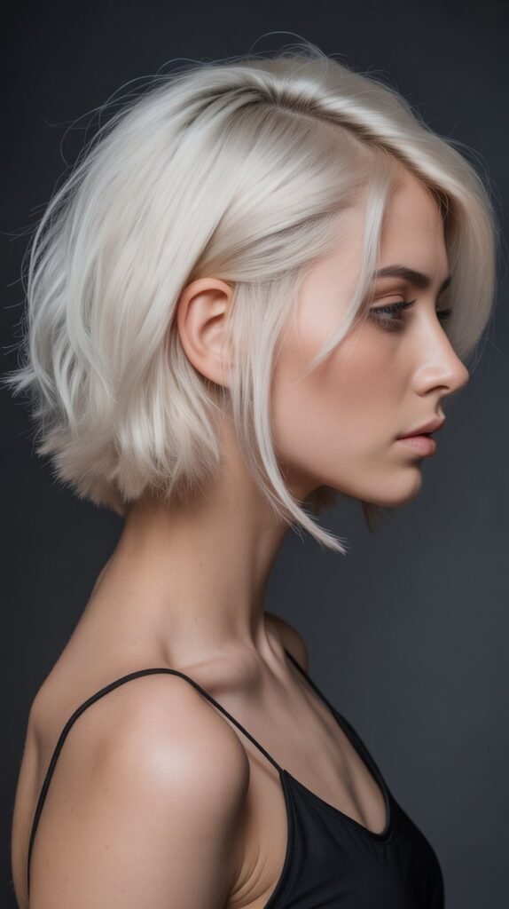 Asymmetrical Choppy Bob