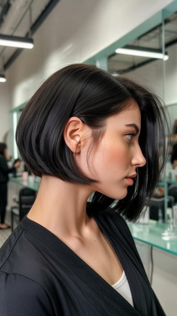 3. Angled Long Bob (A-Line)
