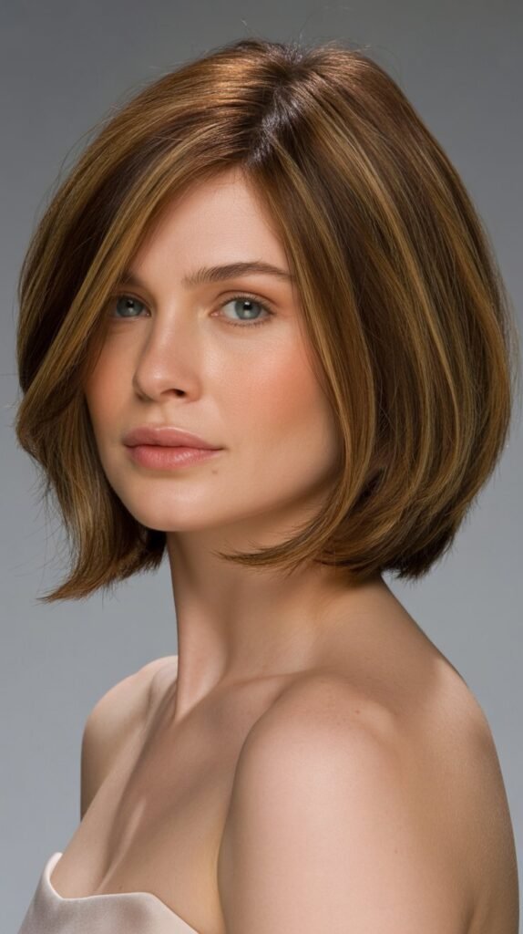 27. Soft Layered Bob: Feminine and Flattering