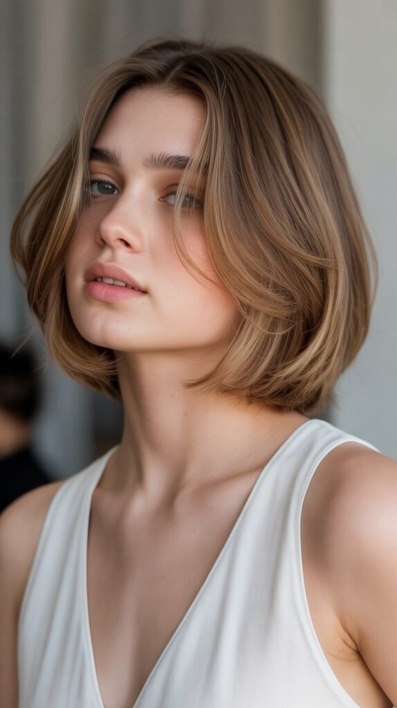 25. Soft Layered Bob