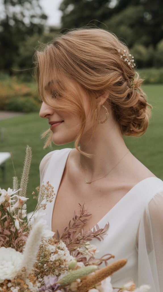 38. Romantic Loose Updo