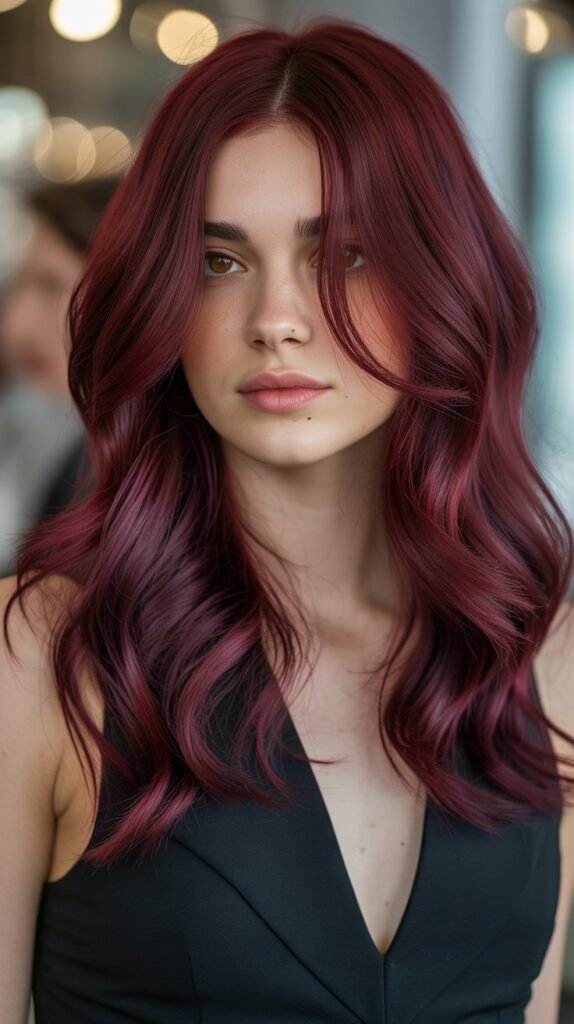 15. Burgundy: Deep Red Coverage with Sophistication