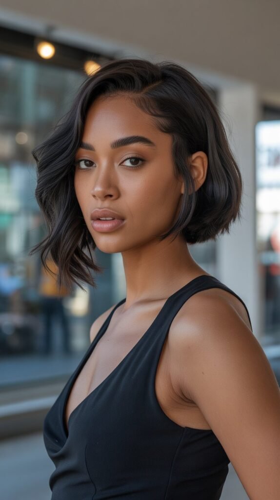 3. Asymmetrical Long Bob