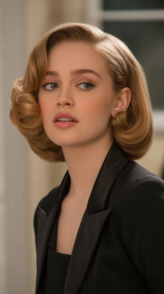 30. Long Bob with Curled Under Ends