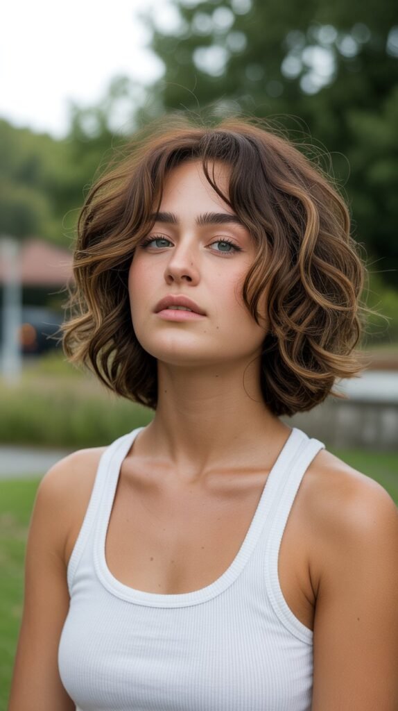 Tousled Choppy Bob for Casual Style