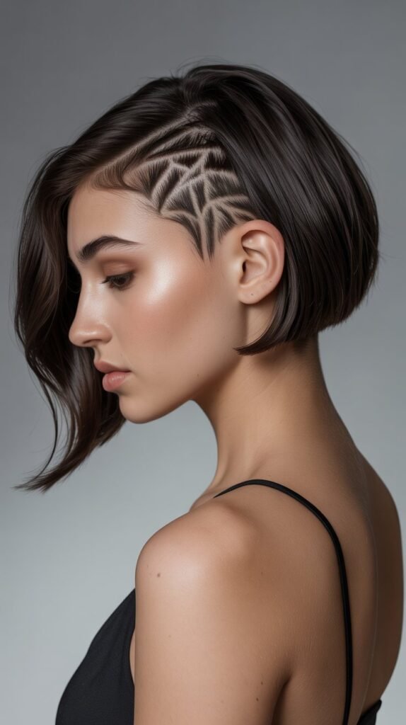 7. Undercut Bob: Edgy and Slimming