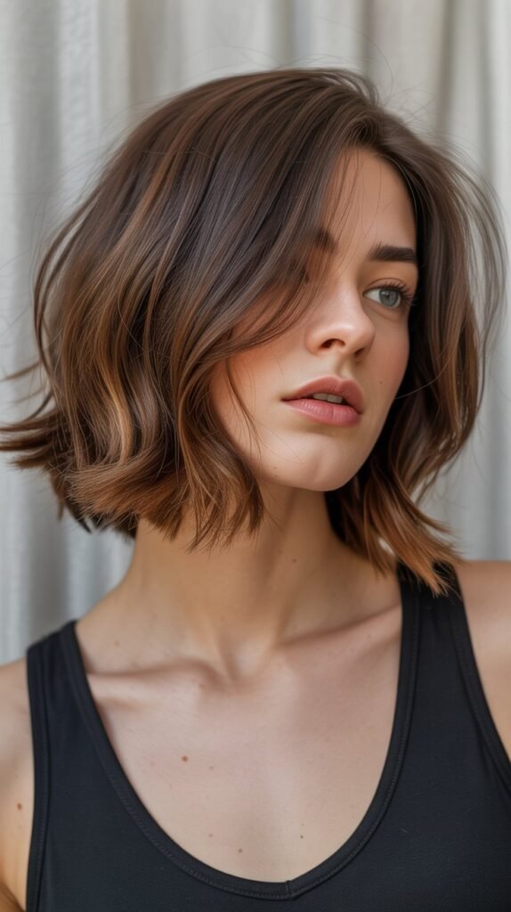 Choppy Lob (Long Bob)